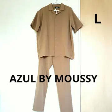 셋업 AZUL BY MOUSSY 베이지 브라운 L 시착만 한 상품