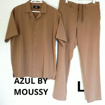 셋업 AZUL BY MOUSSY 베이지 브라운 L 시착만 한 상품