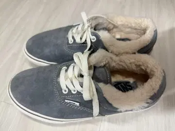 VANS 블루 그레이 스웨이드 보아 스니커즈 여성용