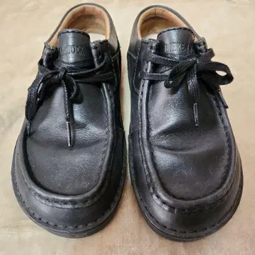BIRKENSTOCK 티롤리안 슈즈 파사데나 컴포트 로우 블랙