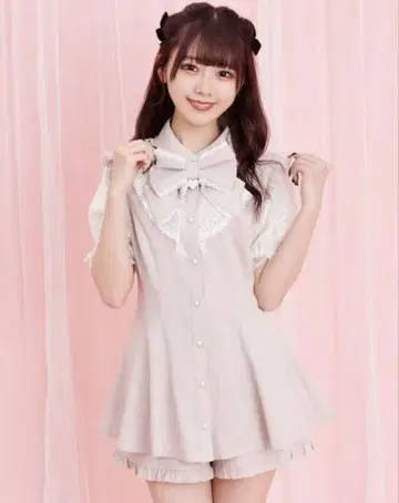 시크릿 허니 셋업 핑크