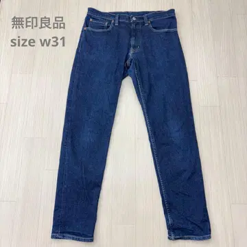 무인양품 MUJI 테이퍼드 데님 팬츠 w31