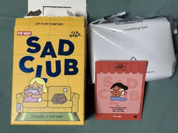 POPMART crybaby SADCLUB
