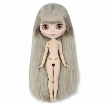 아이시 인형 은색 머리 손 부품 포함