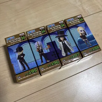 원피스 월드 컬렉터블 피규어 vol.24 CP9 4종 세트