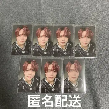 INI FTC W 회원 트레이딩 카드 후지마키 쿄스케