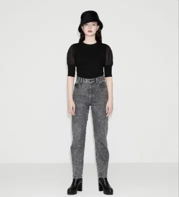 AZUL by moussy M 케미컬 워시 데님