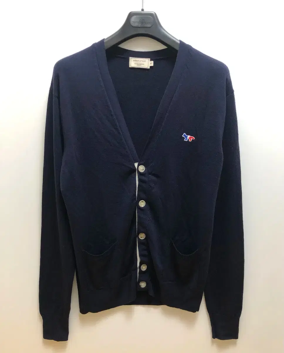 Maison Kitsuné Tricolor Fox Cardigan M