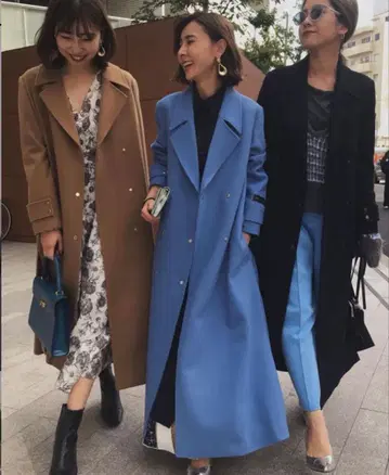 AMERI BELT FLARE LONG COAT