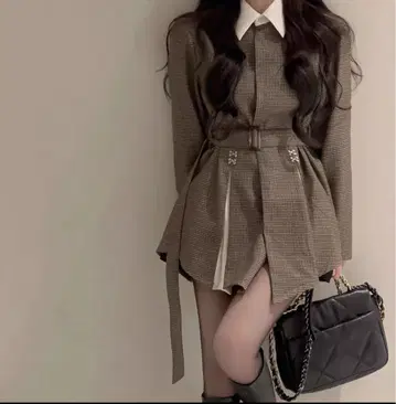 프랑스풍 페이크 투피스