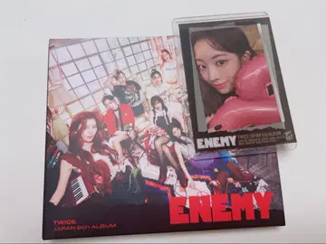 TWICE 일본 6th 앨범 ENEMY 최초 한정판 A 포토 카드 포함