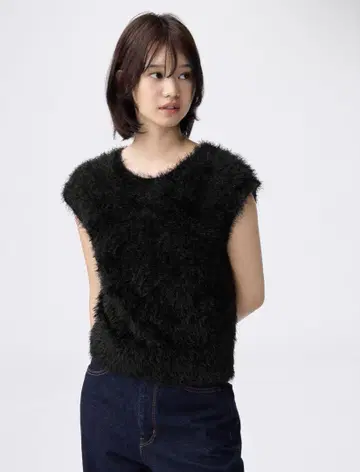 GU 페더얀 니트 풀오버 블랙 3XL