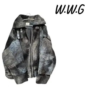 W.W.G 남성용 후드 부착 보아 자켓 아우터