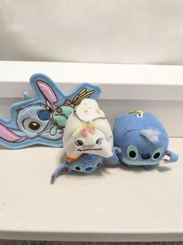 스티치 봉제 인형 키링 세트