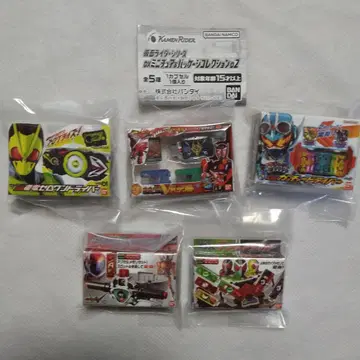 가면라이더 시리즈 DX 미니어처&패키지 컬렉션 02 전 5종 세트