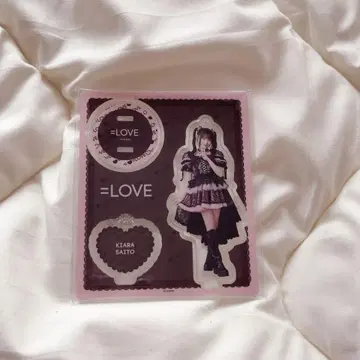 =LOVE 사이토 쥬라 아크릴 스탠드 블랙 의상