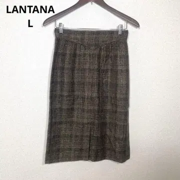 LANTANA 디자인 스커트 앞 슬릿 일본제