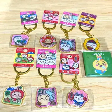 치이카와 (먼작귀) 지역 한정 키링 후쿠오카 온천 나가노