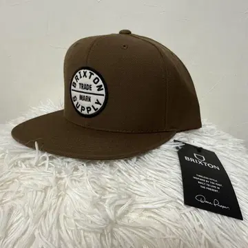 Brixton 브라운 캡 스냅백