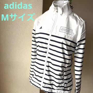 adidas 네이비 상쾌한 보더 스트라이프 얇은 소재 메쉬 M 사이즈