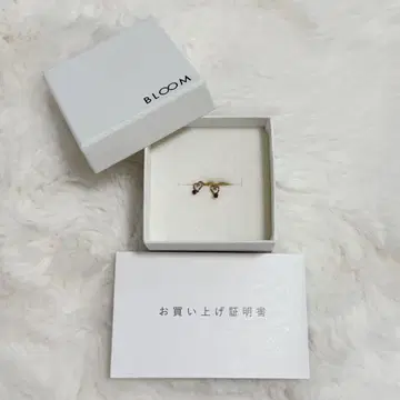 BLOOM 귀걸이 k10 핑크 골드 하트