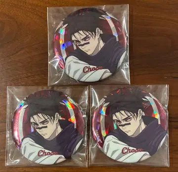 주술회전 TOHO 애니메이션 스토어 홀로 캔뱃지 쵸소우 3종 세트