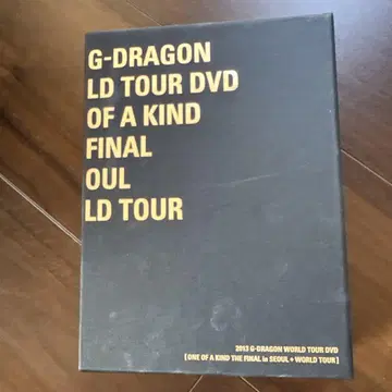 G-DRAGON LD TOUR DVD OF A KIND FINAL 지용