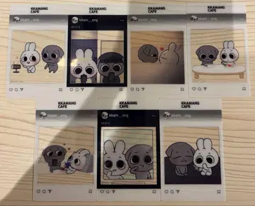 Kkamung & Angto 카문과 앙토 카페 SNS풍 카드 컴플리트