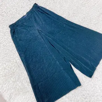 브라민 블랙 플리츠 가우초 팬츠 큐롯 M 가을/겨울 패셔너블