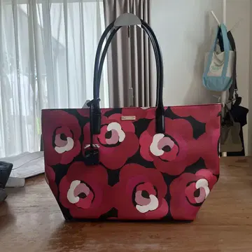 [컨디션 최상] kate spade 꽃무늬 토트백