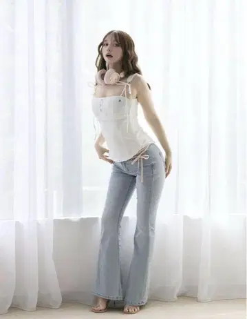 ANDMARY 데님 denim ribbon