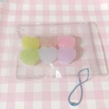 스퀴즈 샤리샤리 하트 구미 (레인보우)