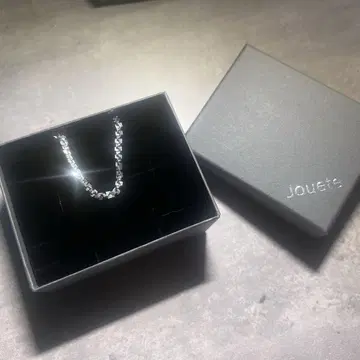 jouete 모자이크 체인 목걸이 새상품급