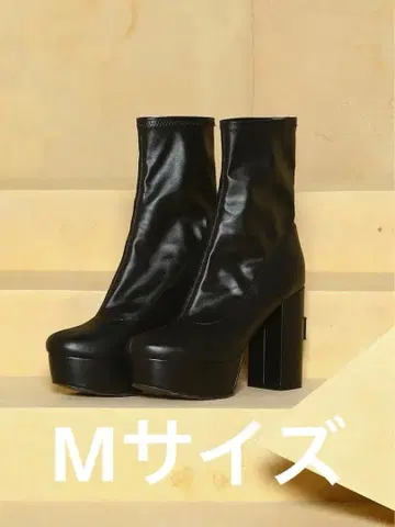 Darich 청키힐 가죽 부츠 M 사이즈