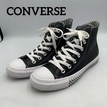 V808 컨버스 하이컷 스니커즈 US6 23cm 블랙