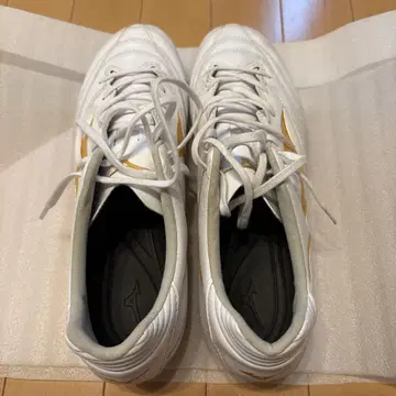 Mizuno 축구화 10.5 US 화이트/골드