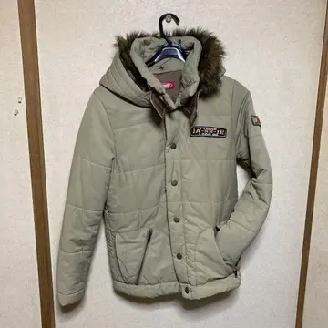 Jassie 후드 부착 베이지 다운 자켓