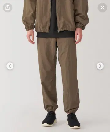 [ MUJI WALKER ] 발수 나일론 포켓터블 윈드 팬츠