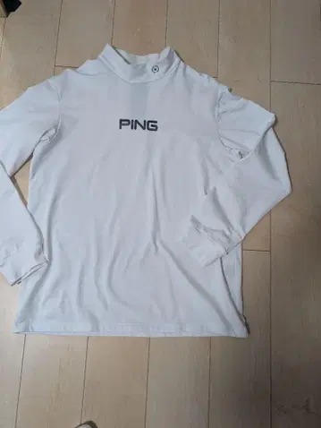 PING 하이넥 면 패딩 (등 부분만) 긴팔 셔츠 L 사이즈