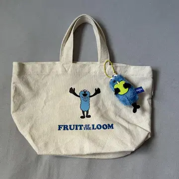 [ 레어품 ] Fruit of the Loom x 퍼펫스 런치 토트
