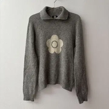 MARY QUANT 마리콴트 니트 그레이 M
