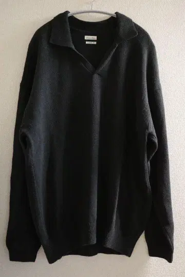 steven alan 블랙 V넥 니트