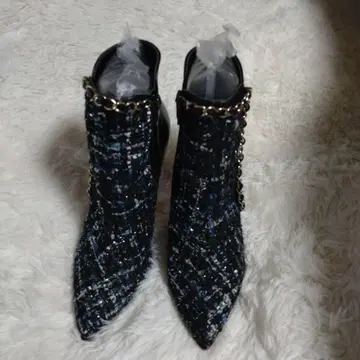 DIANA 다이애나 트위드 숏부츠 23cm