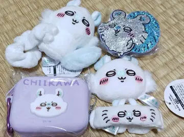 치이카와 모몽가 봉제 인형 키링 세트