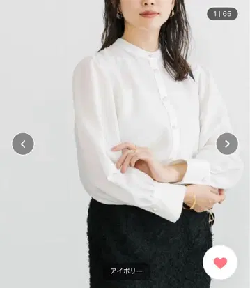 펄 버튼 개더 블라우스 URBAN RESEARCH 어반 리서치