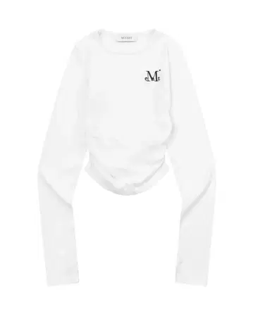 MUCENT Deli Crop Shirring Tee 상의