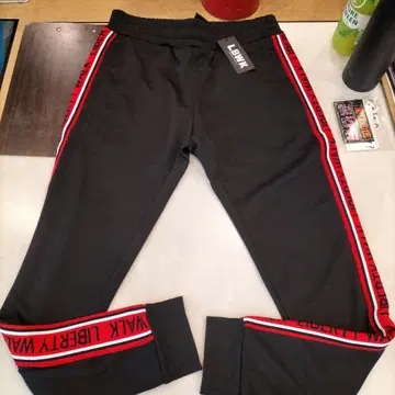 Liberty Walk 블랙 조거 팬츠 S