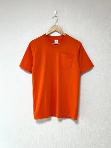 USA제 80s 90s LONG JOHN 포켓 T셔츠 통 싱글