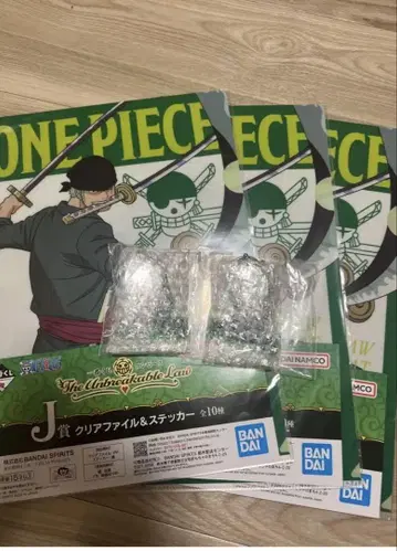 제일복권 원피스 I상 J상 아크릴 키링 클리어 파일 조로