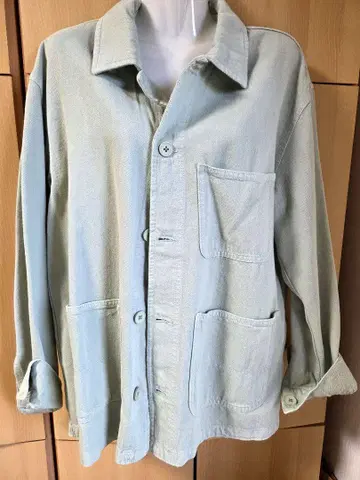 ZARA 라이트 그린 셔츠 자켓 M